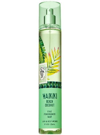 Bath & Body Works Waikiki Beach Coconut Fragrance Mist 236 ml.