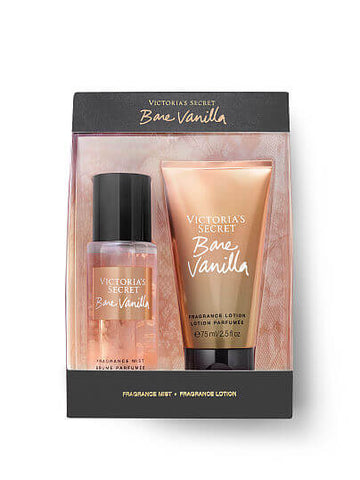 Victoria's Secret Bare Vanilla Mist and Lotion Gift Set (travel size 75ml)