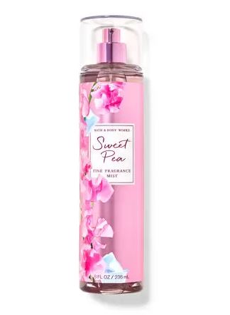 Bath & Body Works Sweet Pea Fragrance Mist 236 ml.