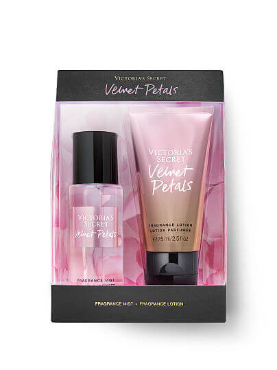 Victoria's Secret Velvet Petals 2 Piece Mini Mist & Lotion Gift Set